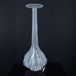 13.5 Lalique Claude French Art Cut glass Vase