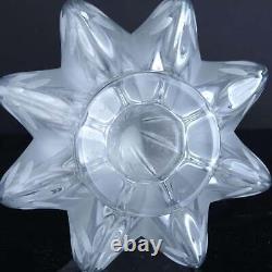 13.5 Lalique Claude French Art Cut glass Vase