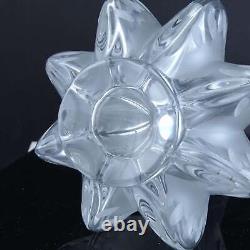 13.5 Lalique Claude French Art Cut glass Vase