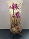 14 tall Hand painted ormulu footed Vase France