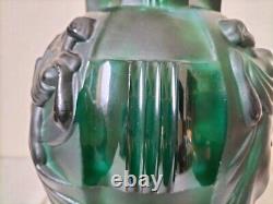 1920-1930 French Antique Art Deco marble glass vase 4 Venus statue H 24cm