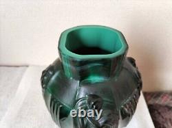 1920-1930 French Antique Art Deco marble glass vase 4 Venus statue H 24cm