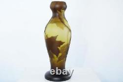 1920's French Legras Cameo Art Glass Vase