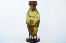 1920's French Legras Cameo Art Glass Vase