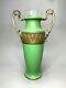 19c. Antique Neoclassical French Empire Amphora Vase Glass Insert Zinn Zinc 13