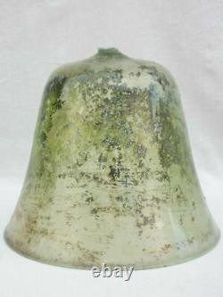 19th century French melon cloche dome blown glass 17