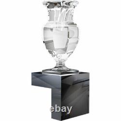 $2880 BACCARAT Harcourt Crystal Wall Unit Marie Louise Fool Vase Mint in Box