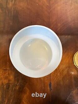 A Pair of Vintage French Opaline Glass and Gilt Metal Bud Vases