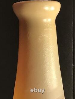 A Rare Art Nouveau French Glass Vase Signed Legras 22 Inches (56 Cm)