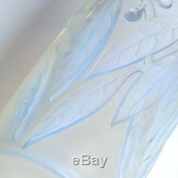 A Rene Lalique Opalescent Laurier Vase Designed 1922