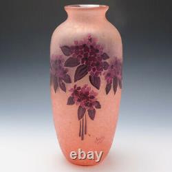 A Very Tall Legras Vase c1920-25