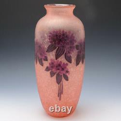A Very Tall Legras Vase c1920-25