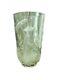 American Crystal Art Glass Verlys Vase with Chinese Mandarin Chinoiserie Design