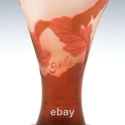 An Emile Galle Cameo Vase c1900