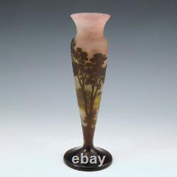 An Emile Galle Landscape Vase c1900