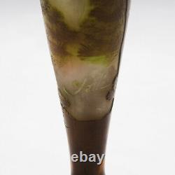 An Emile Galle Landscape Vase c1900