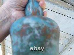 Antique 1900 Signed Jouvray French Art Nouveau Art glass soliflore vase Glass pa