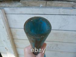 Antique 1900 Signed Jouvray French Art Nouveau Art glass soliflore vase Glass pa