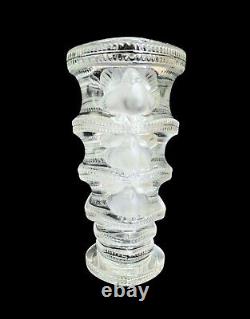 Antique 1920s Saint Marc By R. Lalique Glass Vase