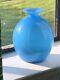 Antique 19th Century French Blue Opaline Glass Vase/urne