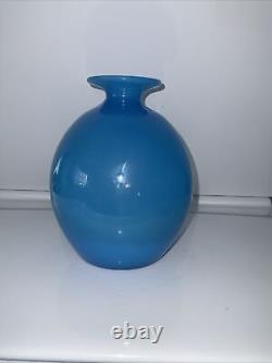 Antique 19th Century French Blue Opaline Glass Vase/urne