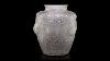 Antique 20thc French Rene Lalique Large Domremy Glass Vase C 1926