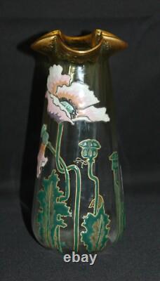 Antique Art Nouveau Jugendstil Glass Vase C. 1900