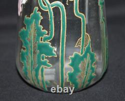 Antique Art Nouveau Jugendstil Glass Vase C. 1900