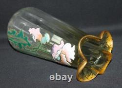 Antique Art Nouveau Jugendstil Glass Vase C. 1900