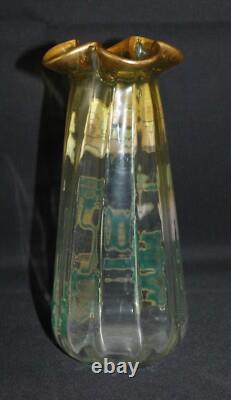 Antique Art Nouveau Jugendstil Glass Vase C. 1900