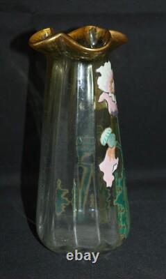Antique Art Nouveau Jugendstil Glass Vase C. 1900