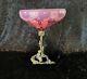 Antique Charder French Cameo Art Glass And Bronze Center Bowl 11 /2 Signed