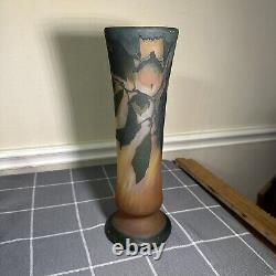 Antique Daum Nancy French Cameo Glass Vase 15 Tall