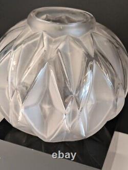 Antique French Art Deco Glass Vase, André Hunebelle and R Cognéville Prism