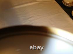 Antique French Beige Opaline Glass TALL 14 Child Praying to God Portrait Vase