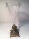 Antique French Early Empire Gilt Bronze / Cut Glass Epergne Vase