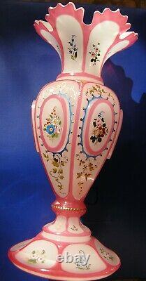 Antique French Opaline Vase Choisy-Le-Roi