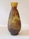Antique Gallé Cameo Glass Vase 31CM, Signed Landscape Scene Art Nouveau Original