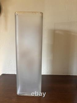 Antique Legras French Art Nouveau Floral Wisteria Glass Vase