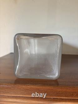 Antique Legras French Art Nouveau Floral Wisteria Glass Vase