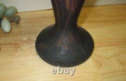 Antique Paul Daum Art Deco Glass Vase Signed