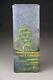 Antique Signed Lamartine French Cameo Enamel Art Glass Landscape Sceinc Vase Le