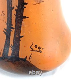 Antique Signed Legras French Vase from 1914-1920
