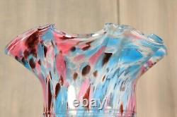 Antique Victorian French Legras Clichy End of Day Spatter Glass Vase c1890 9