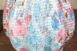 Antique Victorian French Legras Clichy End of Day Spatter Glass Vase c1890 9