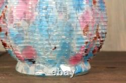 Antique Victorian French Legras Clichy End of Day Spatter Glass Vase c1890 9