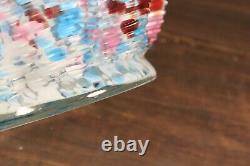 Antique Victorian French Legras Clichy End of Day Spatter Glass Vase c1890 9