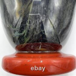 Art Deco 20 Tall 1930'S DEGUE' FRENCH ART GLASS VASE