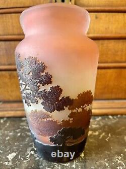 Art Nouveau Antique Galle Vase. No Conditions Issues 5 Tall 3.5 Widest