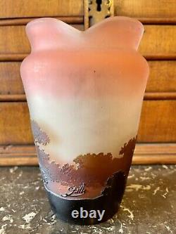 Art Nouveau Antique Galle Vase. No Conditions Issues 5 Tall 3.5 Widest